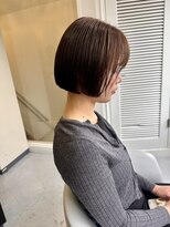 ソイクフ(SOY KUFU)&nbsp;大人可愛い20代30代40代◎ミニボブダークアッシュ似合わせカット