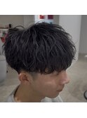 三重桑名無造作マッシュ/アイロンで作るパーマ風セット/メンズ
