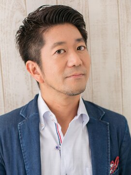 モッズヘア メン 新所沢店(mod's hair men) 社会人スーツアップバングオールバックフェードスタイルd新所沢