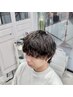 『何回でもOK』シャドウパーマ＋メンズカット￥13750