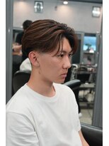 リッチブランドアンドコー 守口店(Rich Brand&Co)&nbsp;センターパートニュアンスパーマ韓国カルマパーマコンマヘア