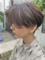 ロッソサンテ(rosso sante) ハンサムショート ハイライト