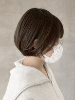 キリ 逗子(kiri) 東逗子葉山ショートボブミニボブ耳かけボブショートカットY315