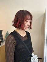 メル ヨコハマ(MeL)&nbsp;ショートパーマヘアレイヤーパーマボブコテ巻きパーマボブパーマ