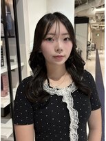 トリコ心斎橋(trico) レイヤーカット/顔周りレイヤー/暗髪透明感ヨシンモリ/韓国ヘア