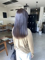 サンズヘアー 大道店(3’s hair) *ash grey × 顔まわりレイヤー*