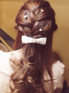 アチーブ 姫路店(Achieve) 【Achieve】編み込みハーフ　Stylist　平石