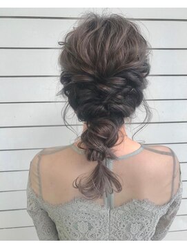 ジュノ 天文館本店(Juno) 【Juno】透明感たっぷりゆるふわ編み下ろしアレンジ