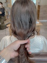 ネイヴィル オモテサンドウ(navile omotesando)&nbsp;☆ブリーチなしミルクティーグレージュ☆