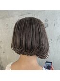ボブ×アッシュベージュ