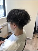 刈り上げ高め×ツイストスパイラル