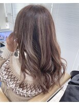 アジールヘア 所沢プロペ通り店(agir hair)&nbsp;ハイライトベージュ10代20代30代レイヤー