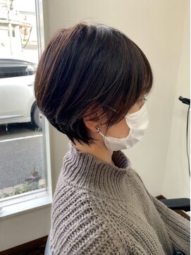 オンフリーク(ON FLEEK) #耳掛けショート#フォギーベージュ#オンフリーク#下関