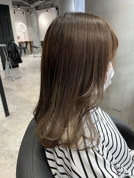 リーオオサカ(Lee Osaka) 【ブリーチなし】くすみカラー/kana