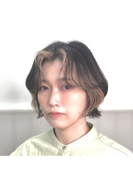 コネクトヘアデザイン バイ マツダ(CONNECT hair design by Matsuda) フェイスフレーミングのレイヤーボブ