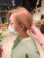 カヌレ 金沢文庫店&nbsp;【金沢文庫】【学割U24】ショートボブ/ペールピンク