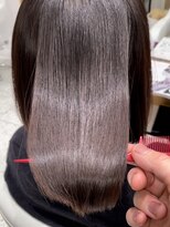 マッシュアンドマッシュアヴェダ ららぽーと福岡店(mash&mash AVEDA)&nbsp;【高濃度水素ケア】ラベンダーブラウンのツヤ髪カラー