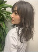 インナーグレージュ/マチルダボブ/前髪/ピンクベージュ/我孫子