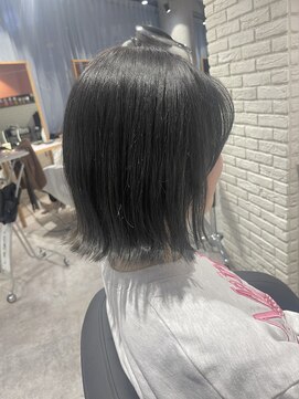 リーオオサカ(Lee Osaka) 【Lee大阪店】ボブ×オリーブグレージュ/新出