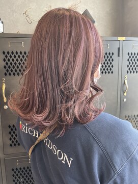 アチーブリス(achieve Liss) こなれ感◎韓国風ピンクベージュウェーブ