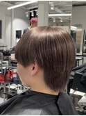 メンズマッシュミルクティーカラー