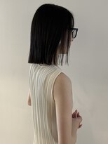 ニコフクオカヘアーメイク(NIKO Fukuoka Hair Make)&nbsp;[NIKO]切りっぱなしボブ/黒髪ボブ/ストレートヘア