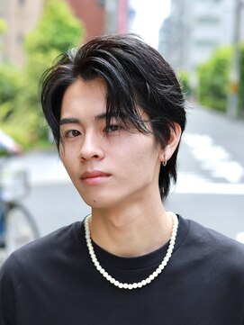 メンズフィール 心斎橋(MEN'S FEEL) ニュアンスパーマ　コンマヘア　こぼれバング　ウルフ