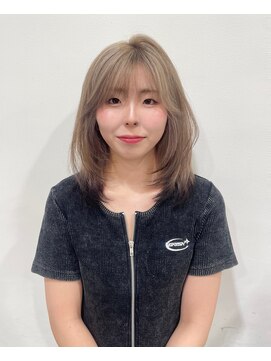 ゼスト 吉祥寺店(ZEST) エンドカラー/裾カラー/ミルクティーグレージュ　吉祥寺桜