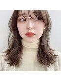 前髪カタログ/アンブレラカラー/こなれミディ/イメチェン