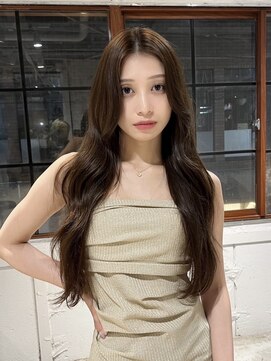 コフィー バイ メルト 吉祥寺(cofy by melt) 【中澤彩乃】ブラウンベージュアッシュブリーチなし韓国ヘア