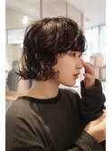 マッシュボブ×ニュアンスパーマ