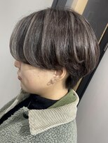 ユウル 横浜(juhl.)&nbsp;シークレットハイライト刈り上げマッシュショート韓国ヘア