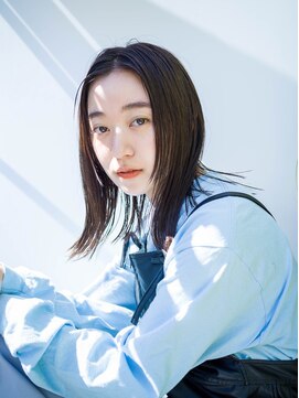 ソワ オモテサンドウ(SOIE OMOTESANDO) 【SOIE】ナチュラルストレートのミディアムボブ