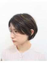 カッシーニ 澄川店(CASSINI)&nbsp;ショートカット、細かめハイライト