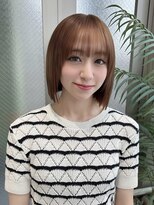 ディーバ 銀座(D.I.E.V.A)&nbsp;10代20代30代髪質改善大人可愛い切りっぱなし小顔ベージュボブ