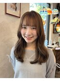 ベージュ/ブリーチなし/パーソナルカラー/髪質改善/カラー