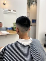 ヘアルームキムラ(HAIR ROOM KIMURA)&nbsp;メンズスキンフェードベリーショートオシャレボウズアップバング