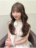 ミルキーベージュ×レイヤーカット