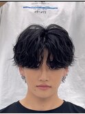 韓国メンズヘア/カルマパーマ/ニュアンスパーマ*渋谷/MEN'S/眉毛