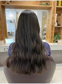 ふんわりカールヘルシースタイルルーズヘアショコラアッシュ