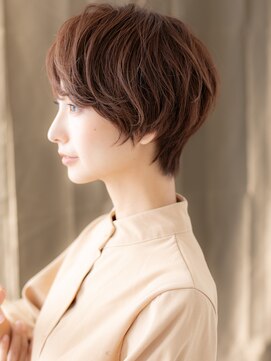 カバーヘア ブリス 上尾西口店(COVER HAIR bliss) ピンクブラウンくせ毛風フェザーショートTc5上尾20代30代40代