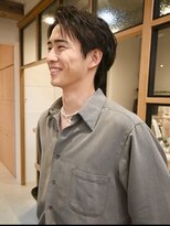 ディッセンバー 伊勢崎(December)&nbsp;メンズ/ブルーブラック/フェザーパーマ/ニュアンスパーマ/