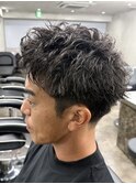 メンズスパイキーショートメンズパーマ