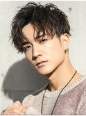 Men’s色気ショート × ラフな束感