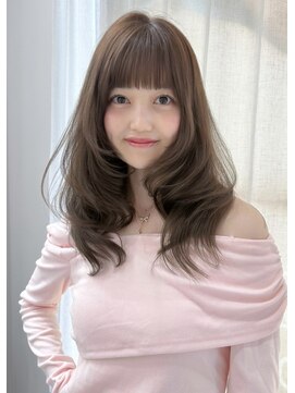 ボタン テンジン(VOTAN tenjin) 【votan_はまひ】ミディアムレイヤー/韓国風レイヤー/前髪カット