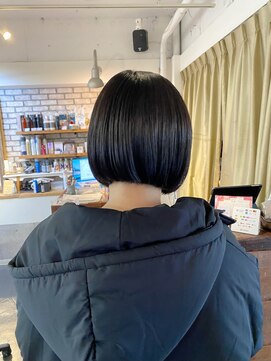 ポタム 東中野(potamu) パツっとミニボブ