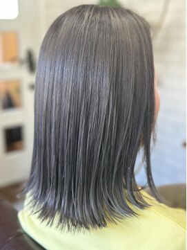 ライフ 星田店(Lyfe) 透明感グレージュブリーチ外ハネミディクール仕上げ_426