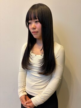 ロックス バイ マグ 松本(rocks BY MAG) 大人美人艶カラーベージュ小顔カット透明感レイヤーロング