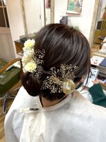 ルーチェ(Luce)&nbsp;和装ヘアアレンジ/ヘアセット/アップスタイル/シニヨン/ロング