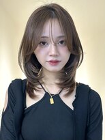 アイトーキョーエス 渋谷(AI TOKYO S)&nbsp;着物ヘア/大人ガーリー/ダークアッシュ/似合わせカット/渋谷